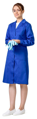 Халат синего цвета