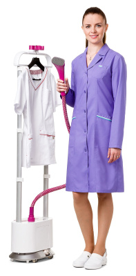 Халат сиреневого цвета