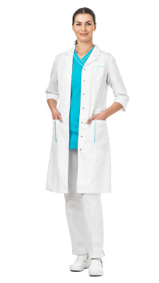 Халат белого цвета